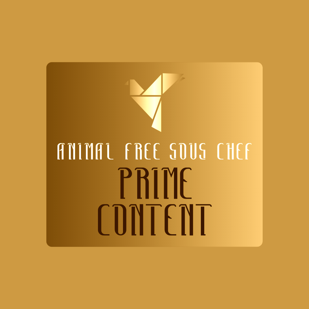  ANIMAL-FREE SOUS-CHEF PRIME CONTENT™ NEW